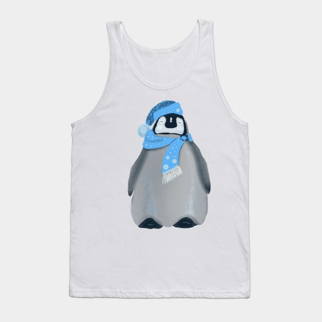 pinguino Tank Top by ArtKsenia